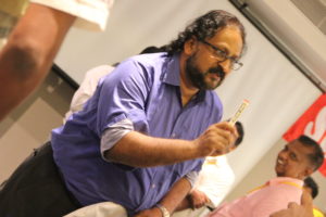 Sanjeev Kotnala making a point during BRAND-i workshop at Colombo