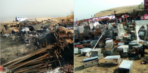 Pic- Burnt set of Padmavati