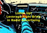 REPRESENTATION OF PERSON LISTENING TO RADIO WHILE DRIVING