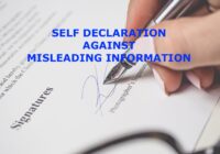 self declaration
