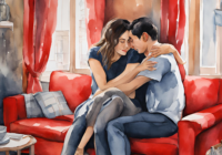 Couple in love First experience